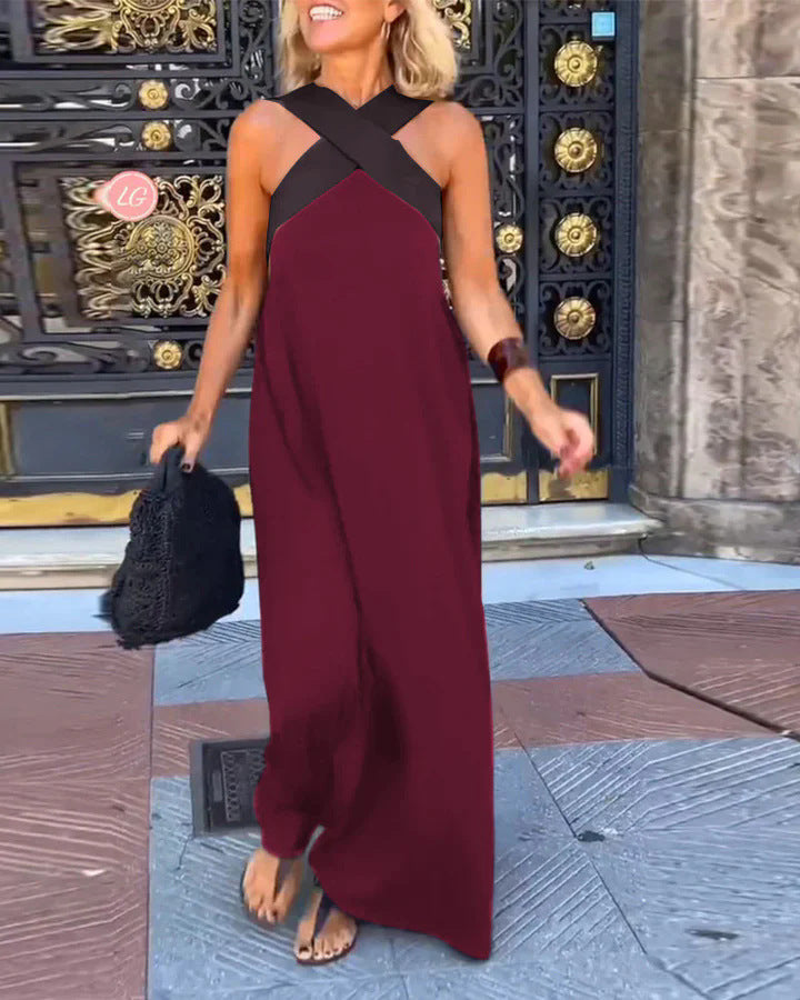 Women Dress | Elegant Maxi Wedding Guest Dress-Women Dress-Eltrendio