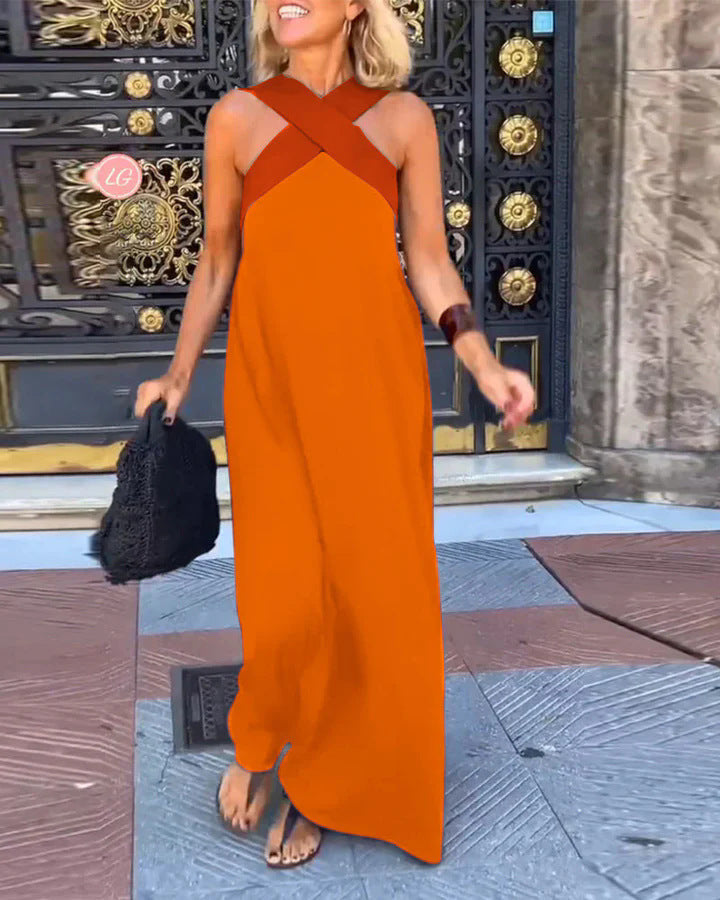 Women Dress | Elegant Maxi Wedding Guest Dress-Women Dress-Eltrendio