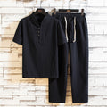 Mens Co-Ord Set | Summery Lounge Set-Men Outfit Set-Eltrendio