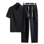 Mens Co-Ord Set | Summery Lounge Set-Men Outfit Set-Eltrendio