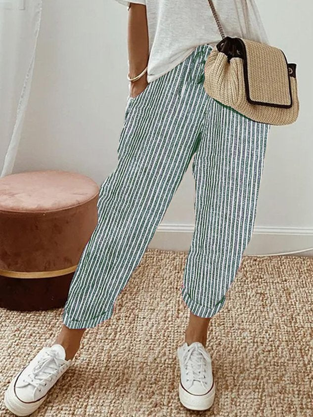 Womens Trousers | Wide Leg Casual Pants-Women Pants-Eltrendio