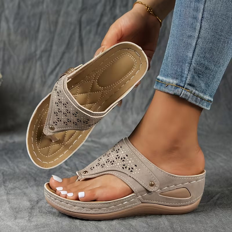 Wedge Sandals For Women | Casual Slip On Wedges-Women Shoes-Eltrendio
