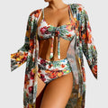Tankini Sets | Three Piece Bikini Cover Up-Women Swimsuit-Eltrendio