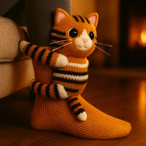 Cozy Socks Winter Non-Slip House Socks Plush Unisex - Image 3