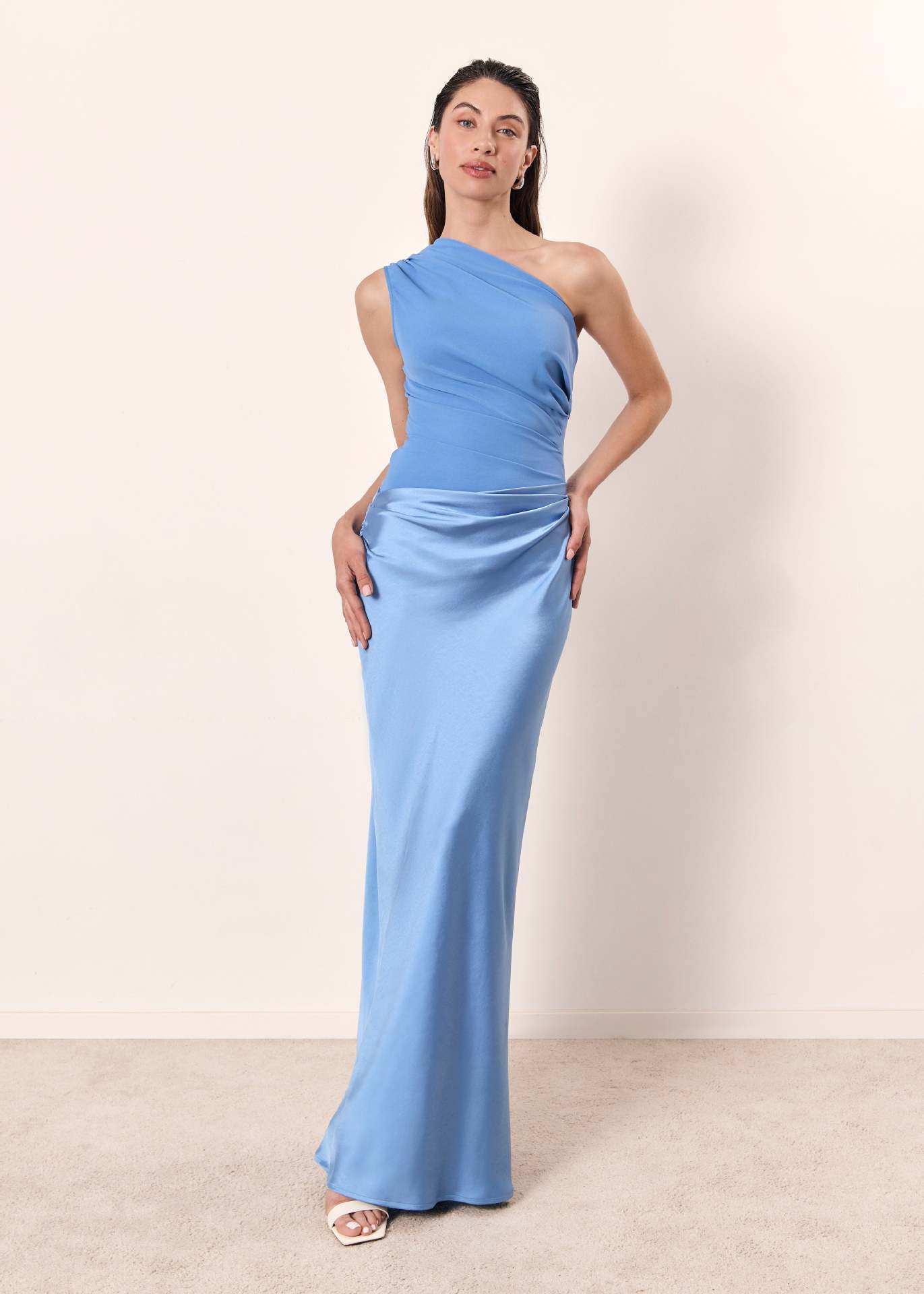 Beatrice | Women Wedding Guest Dress One-Shoulder Evening Dress - Image 6