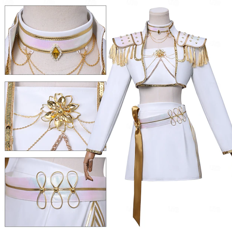 Amelia | Women’s Performance Costume Set | Long Sleeve Top With Skirt