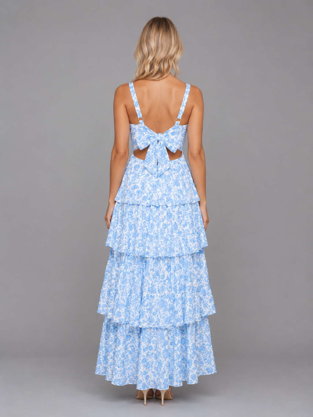 Annabelle | Women’s Maxi Dress | Tiered Floral Wedding Guest 2