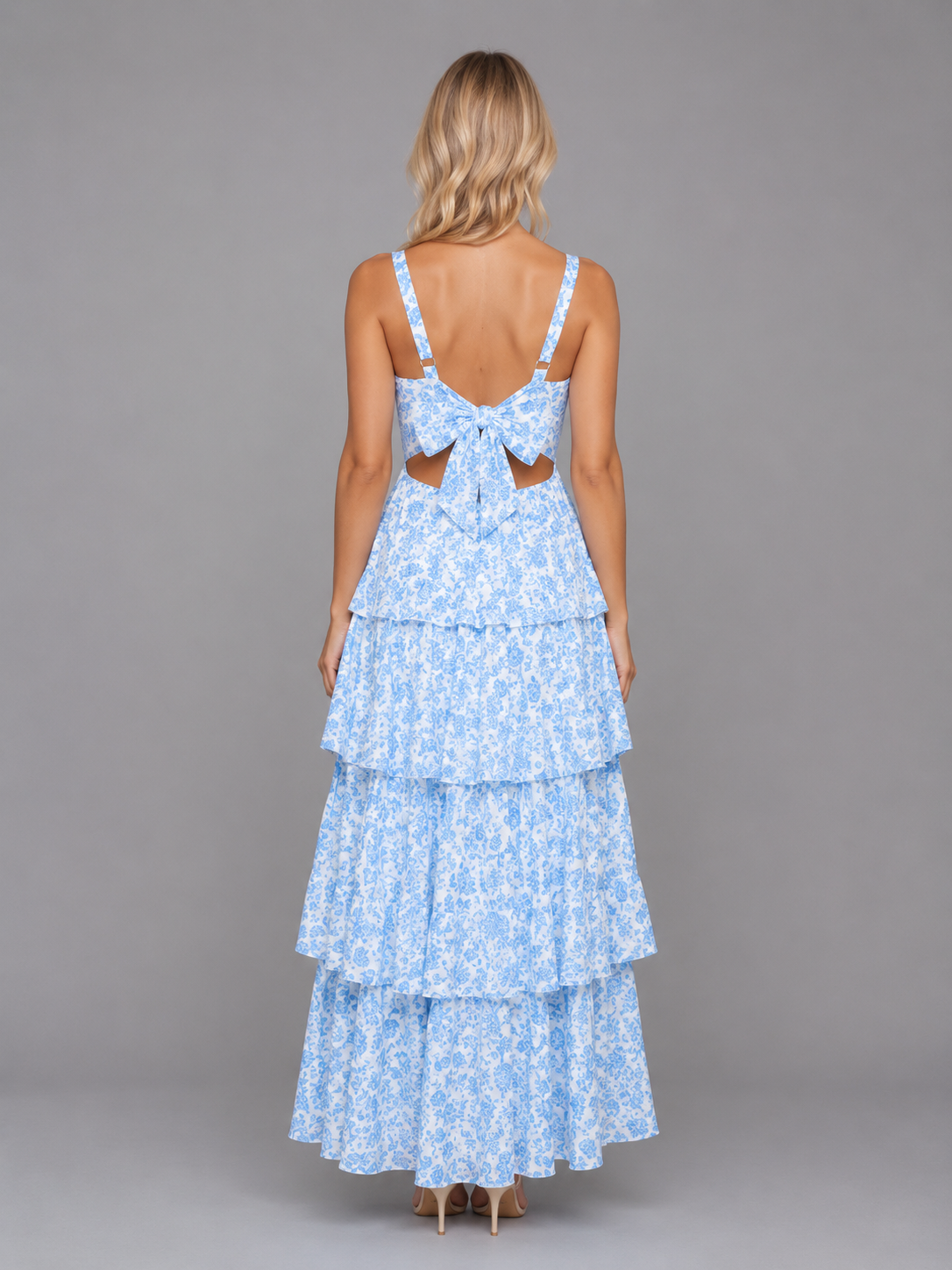 Annabelle | Women’s Maxi Dress | Tiered Floral Wedding Guest 2