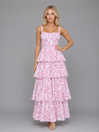 Annabelle | Women’s Maxi Dress | Tiered Floral Wedding Guest 5