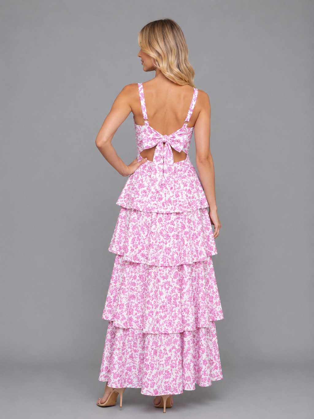 Annabelle | Women’s Maxi Dress | Tiered Floral Wedding Guest 6