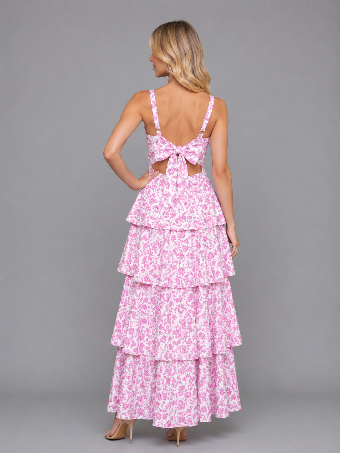 Annabelle | Women’s Maxi Dress | Tiered Floral Wedding Guest 6