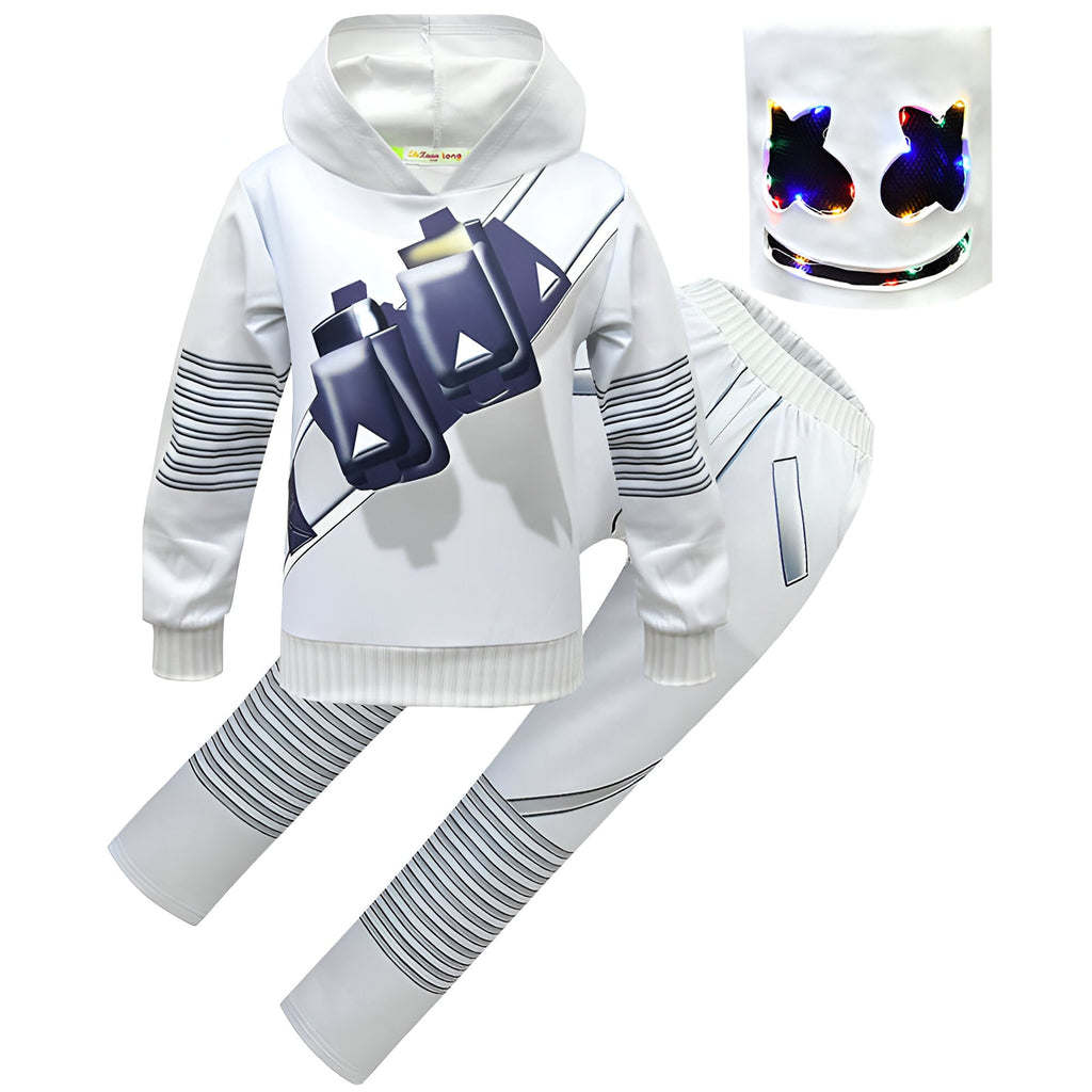 DJ Costume Polyester LED Helmet Set - Image 10