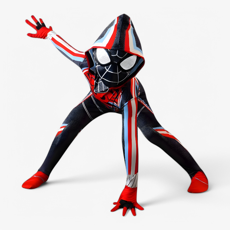 Archie | Kid's Hooded Cosplay Costume | Graphic Print Full Body Costume Outfit-Kids Costume Set-Eltrendio