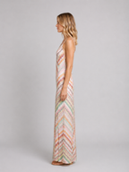 Ariella | Women’s Maxi Dress | Chevron Print Strappy Holiday 3