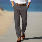 Arthur | Men's Straight Leg Trousers | Business Casual Office Trousers-Men Pants-Eltrendio