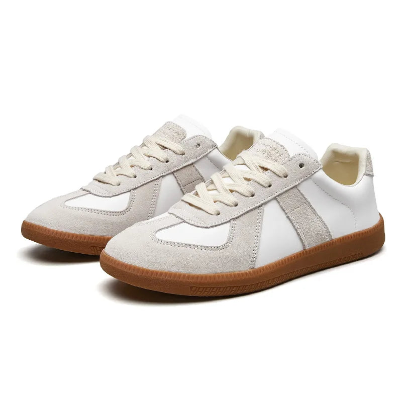 Ashbury | Men’s Lace Up Sneakers | Panel Detail Gum Sole Casual Footwear-Men Shoes-Eltrendio
