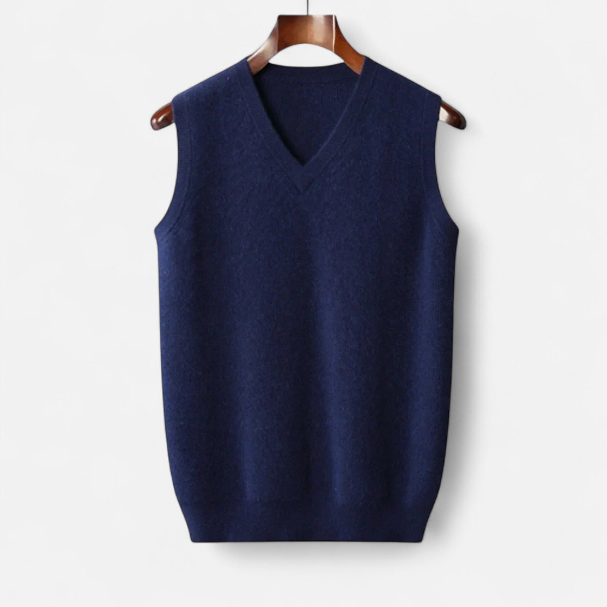 Ashwell | Men’s V Neck Sweater Vest | Sleeveless Knit Pullover Smart Casual Wear-Men Vest-Eltrendio