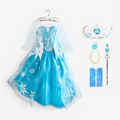Aurora | Girls Princess Costume Dress | Long Sleeves Cape Theatrical Performance-Kids Costume Set-Eltrendio