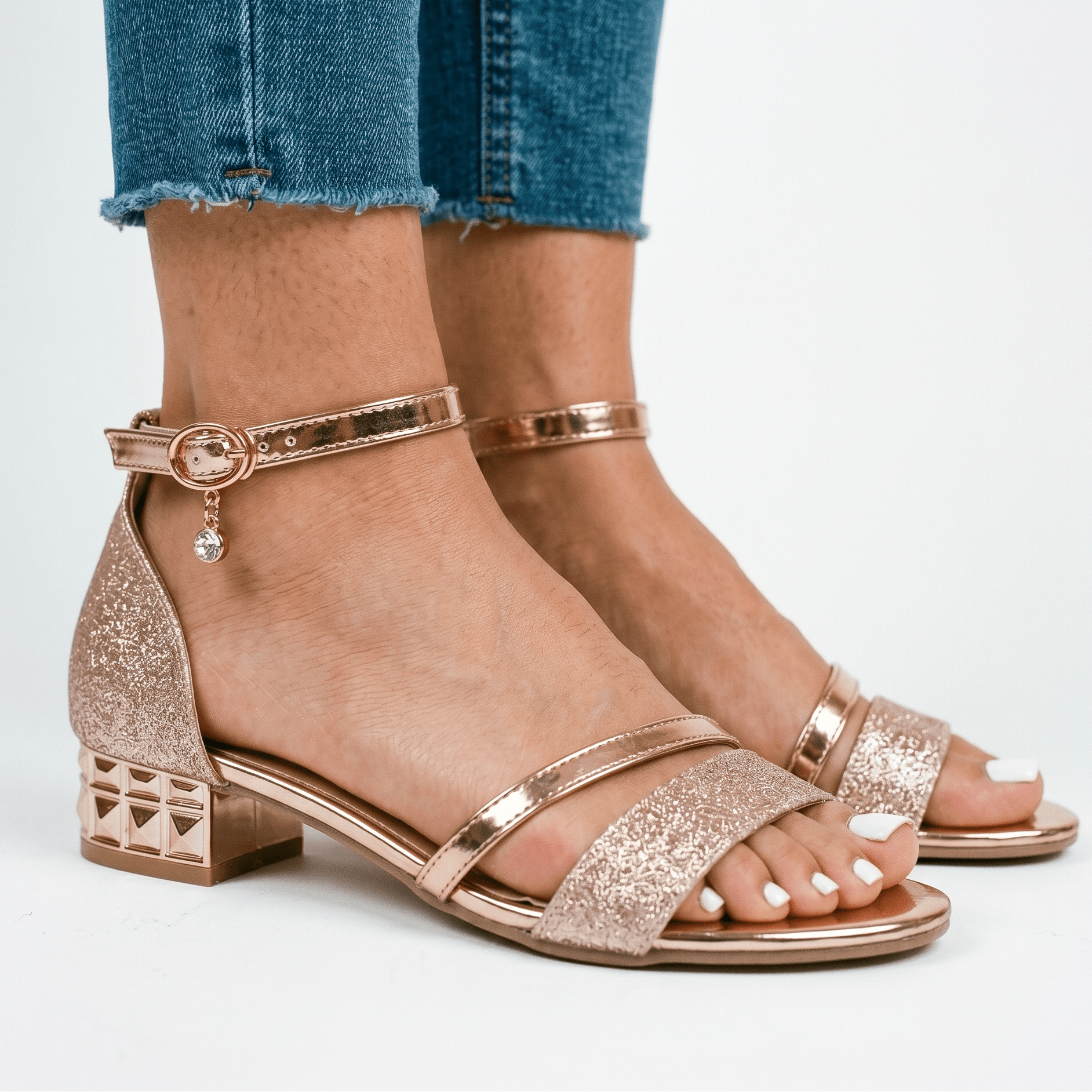 Barbara | Women's Orthopedic Block Heel Sandals - Image 5