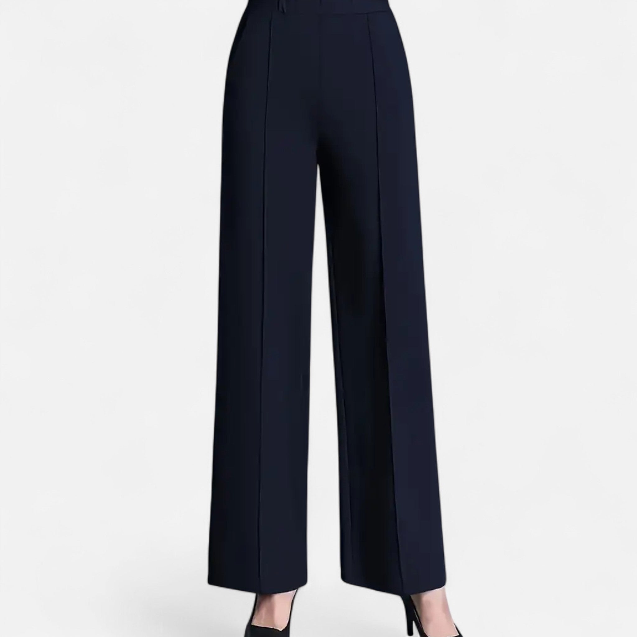 Women Trousers | High Waist Wide Leg Pants-Women Pants-Eltrendio