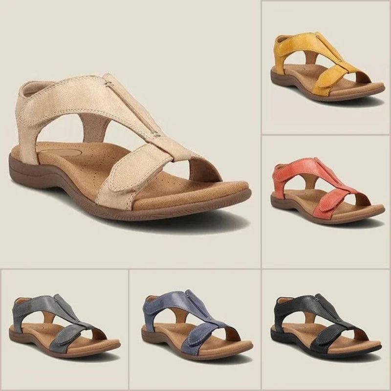 Emma | Orthopaedic Wide Fit Sandals-Women Sandals-Eltrendio