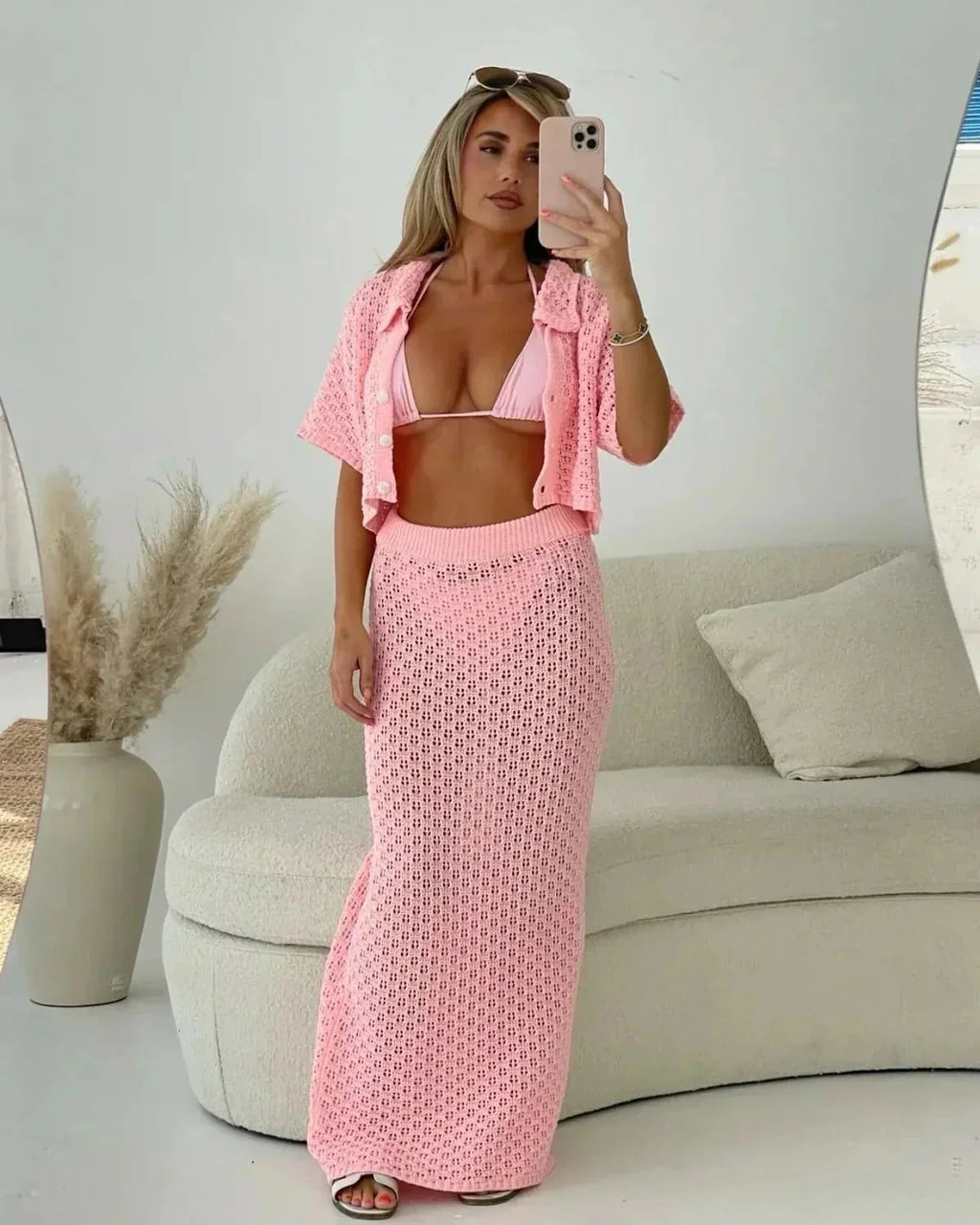 Bonnie | Crochet Cover-Up Two-Piece Set - Image 5