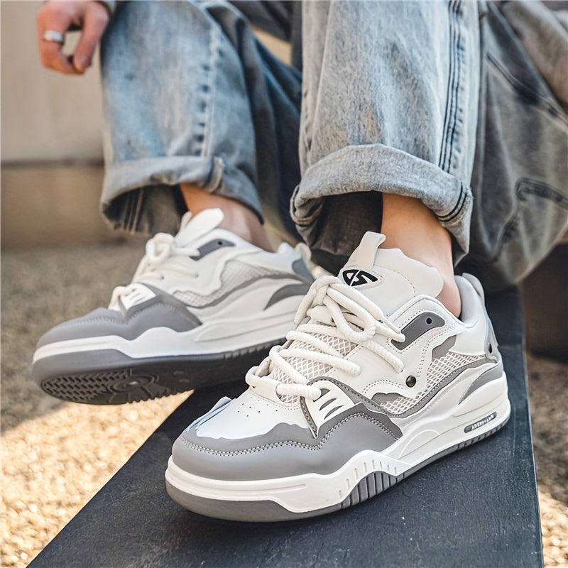 Blackstone | Men’s Lace Up Sneakers | Panel Detail Chunky Sole Casual Footwear-Men Shoes-Eltrendio