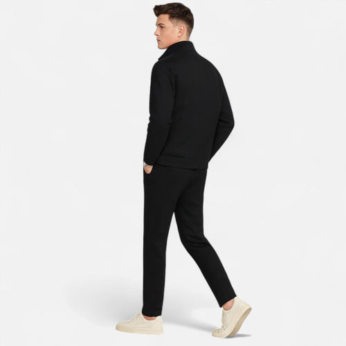 Brookfield | Men’s Three Piece Tracksuit Set | Zip Jacket Drawstring Trousers Casual Wear-Men Outfit Set-Eltrendio