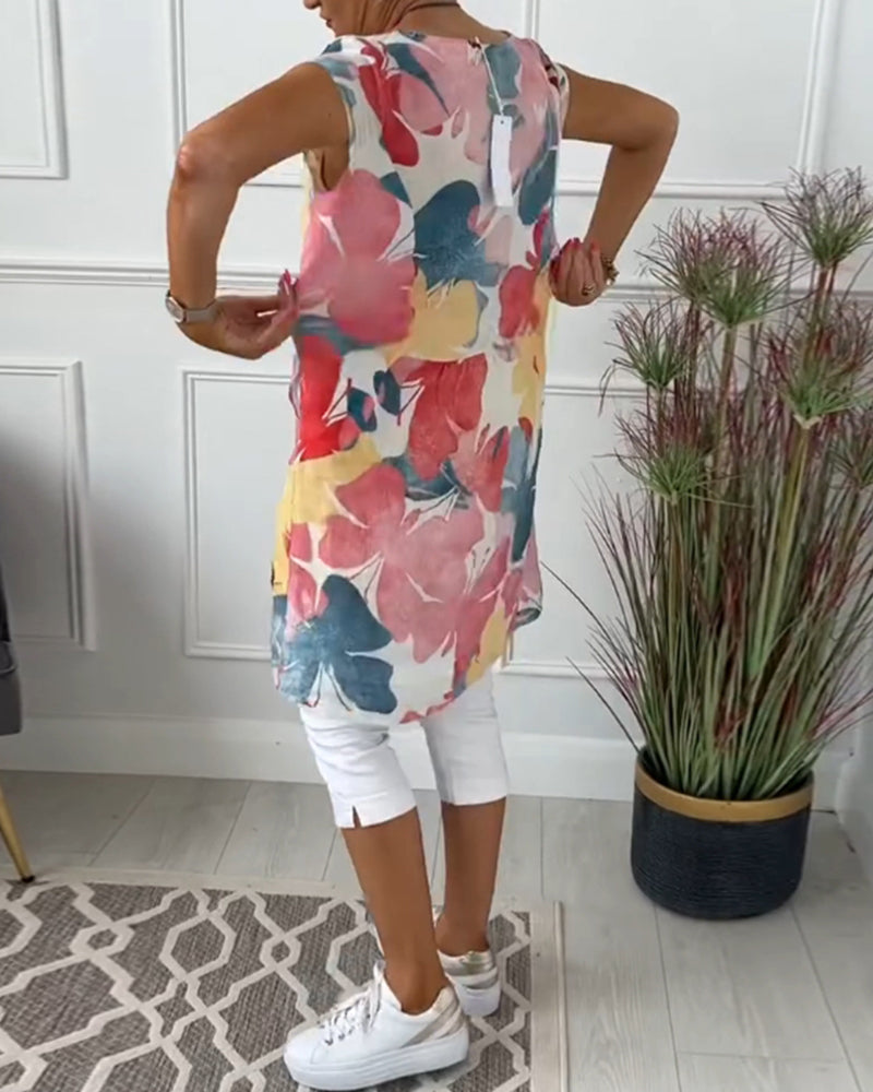 Women Dress | Floral Casual Midi Dress-Women Dress-Eltrendio