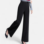 Women Trousers | High Waist Wide Leg Pants-Women Pants-Eltrendio