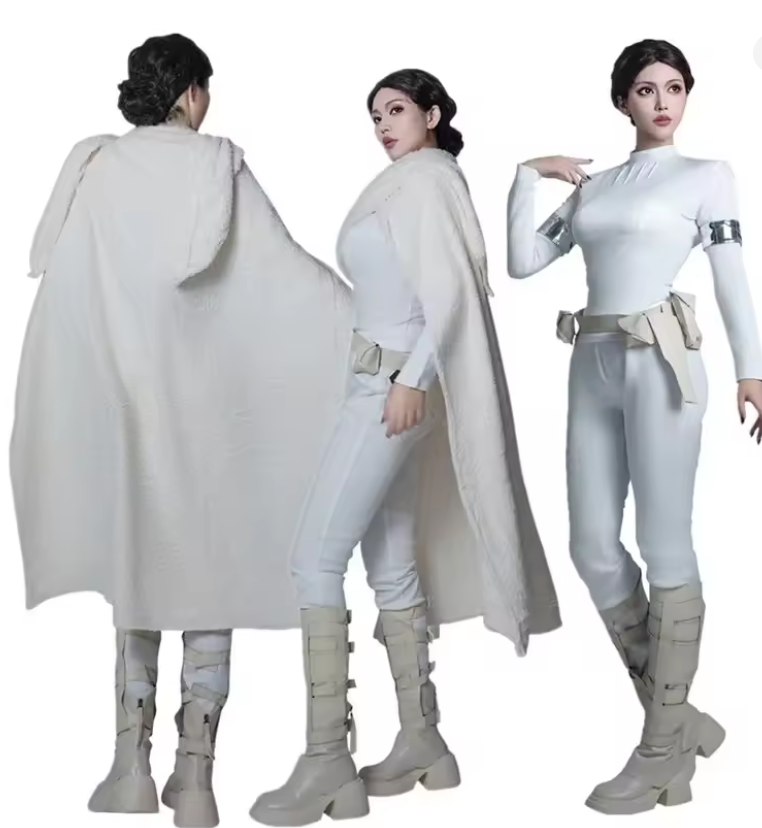 Celeste | Women's Costume Jumpsuit Set | Cape Detail Convention Outfit