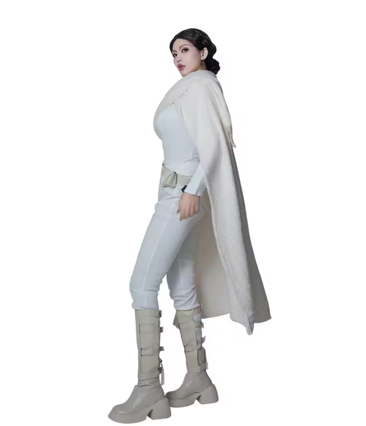 Celeste | Women's Costume Jumpsuit Set | Cape Detail Convention Outfit