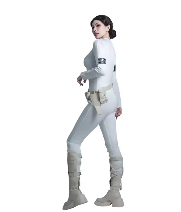 Celeste | Women's Costume Jumpsuit Set | Cape Detail Convention Outfit