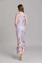 Celeste | Women’s Maxi Dress | Floral Appliqué Wedding Guest 6