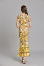Celeste | Women’s Maxi Dress | Floral Appliqué Wedding Guest 8