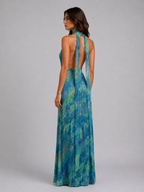 Celeste | Women’s Maxi Dress | Halter Neck Floral Wedding Guest 2