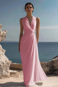 Celeste | Women’s Maxi Dress | Wrap V Neck Sleeveless