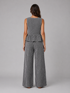 Colette | Women’s Two Piece Set | Sleeveless Wide Leg Floral 2