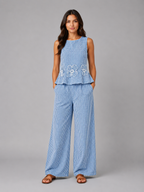 Colette | Women’s Two Piece Set | Sleeveless Wide Leg Floral 6