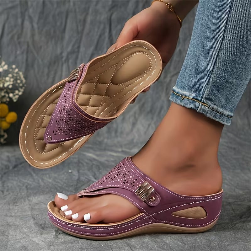 Wedge Sandals For Women | Casual Slip On Wedges-Women Shoes-Eltrendio