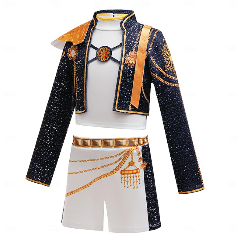 Daizy | Girls Performance Costume Set | Long Sleeve Top And Skirt Outfit