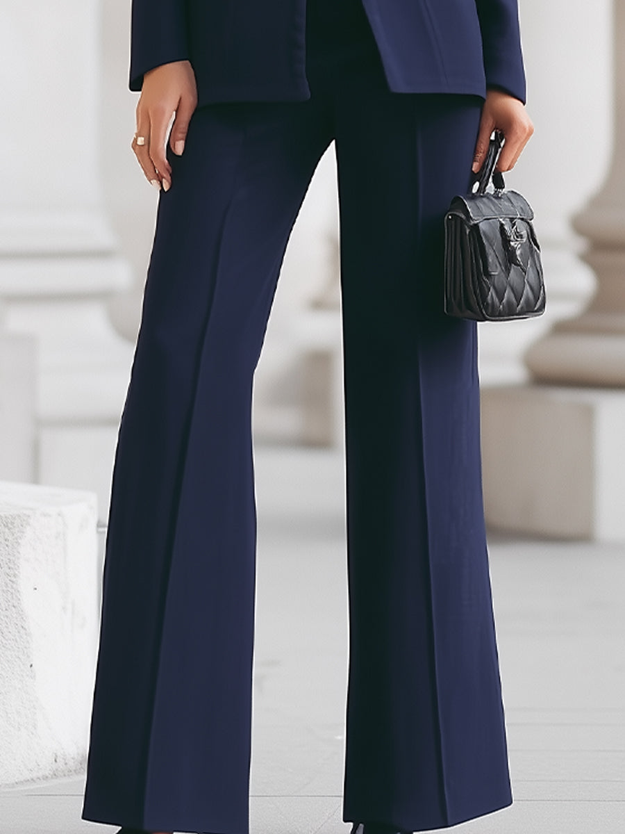 Isabella | Tailored Business Trouser Suit-Women Pantsuit-Eltrendio