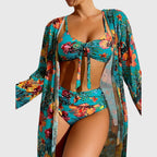 Tankini Sets | Three Piece Bikini Cover Up-Women Swimsuit-Eltrendio