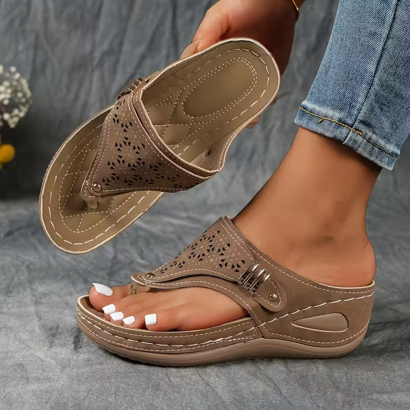 Wedge Sandals For Women | Casual Slip On Wedges-Women Shoes-Eltrendio