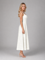 Eleanor | Women’s Midi Dress | Square Neck Wedding Guest 4