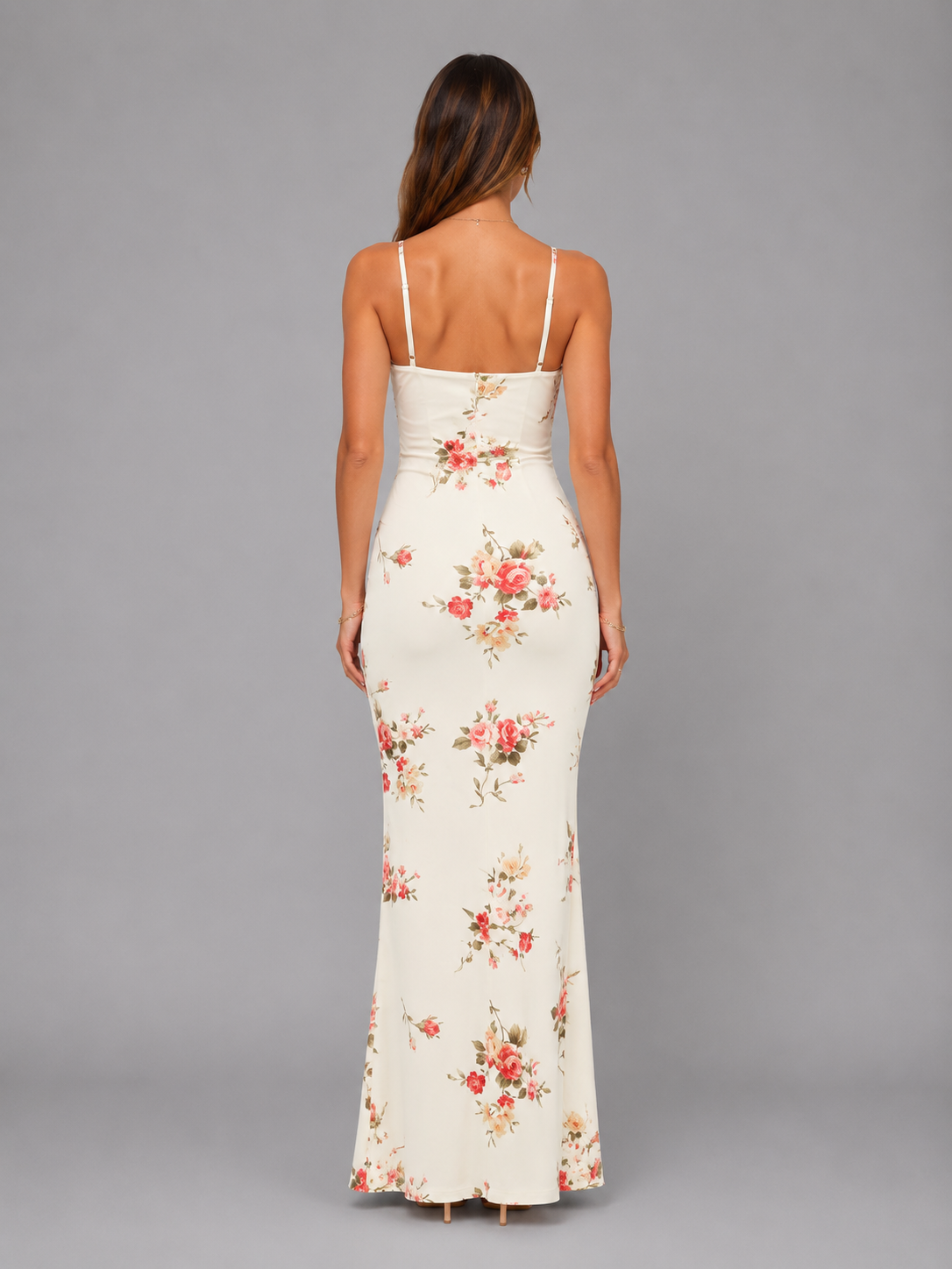 Elena | Women’s Maxi Dress | Strappy Floral Wedding Guest 3