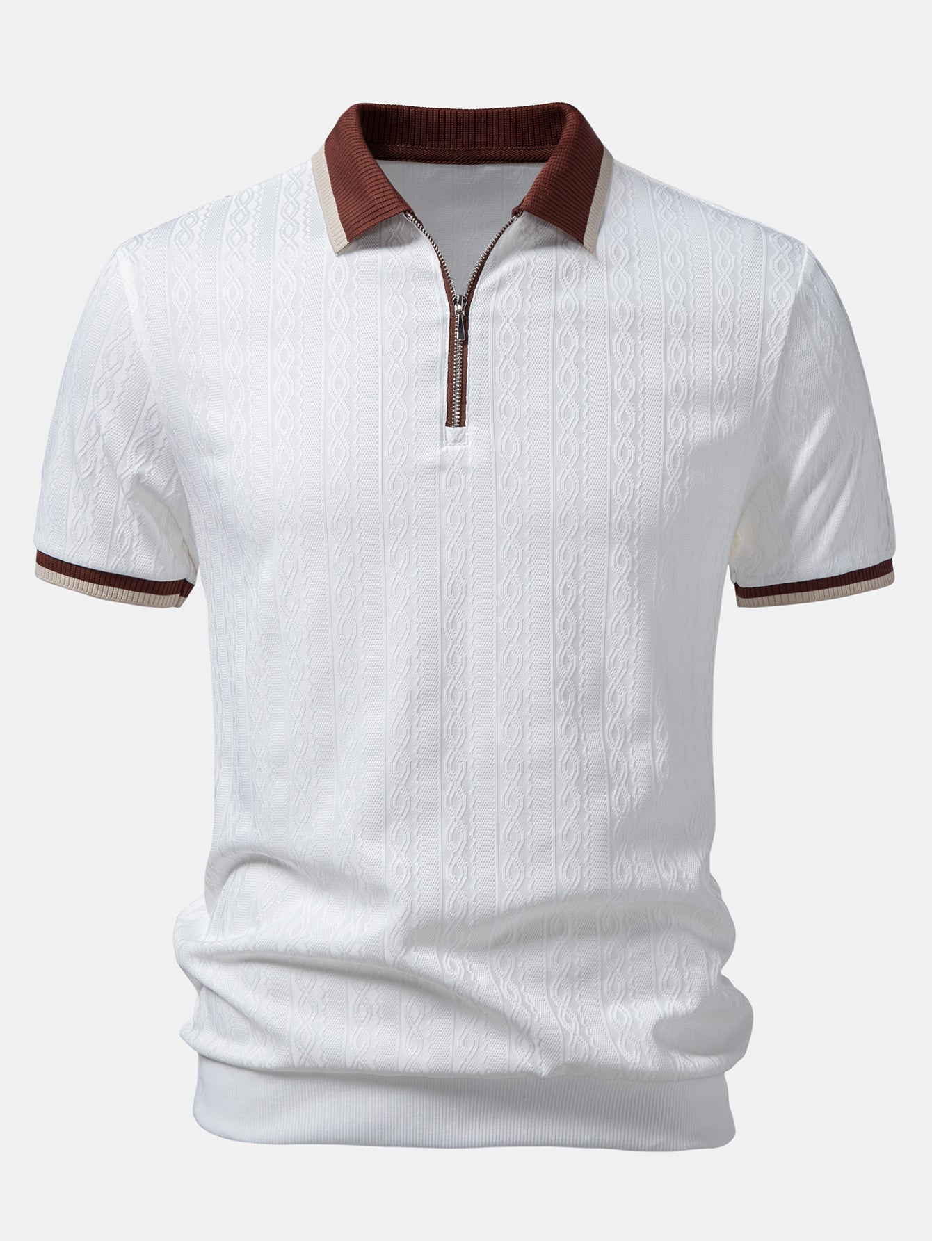 Alfie | Men's Classic Shirt | Zip Neck · Eltrendio