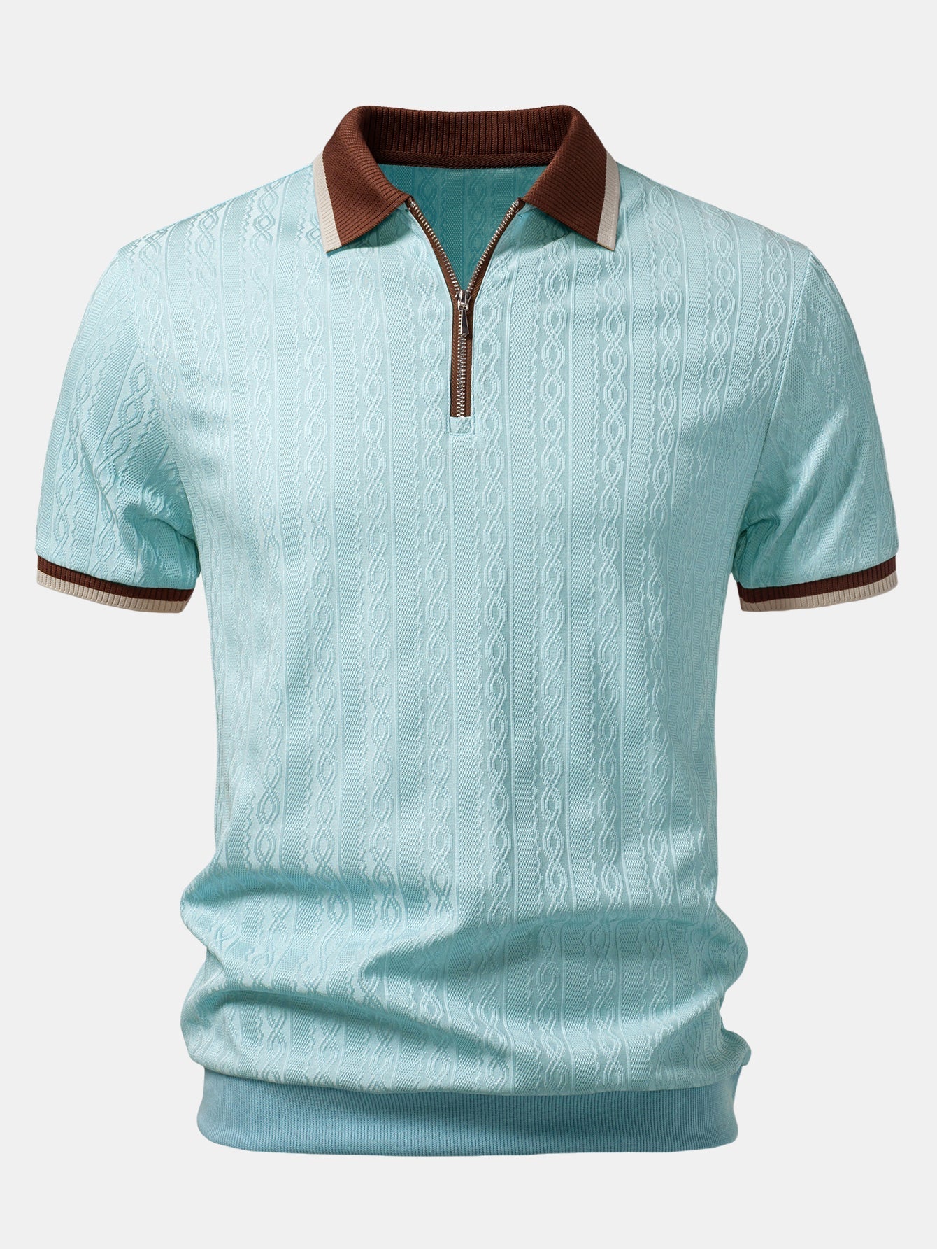 Alfie | Men's Classic Shirt | Zip Neck · Eltrendio