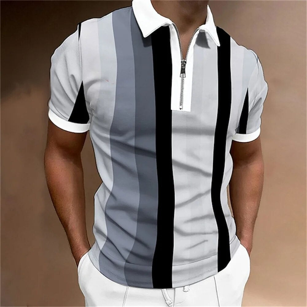 Alfie | Men's Classic Shirt | Zip Neck • Eltrendio