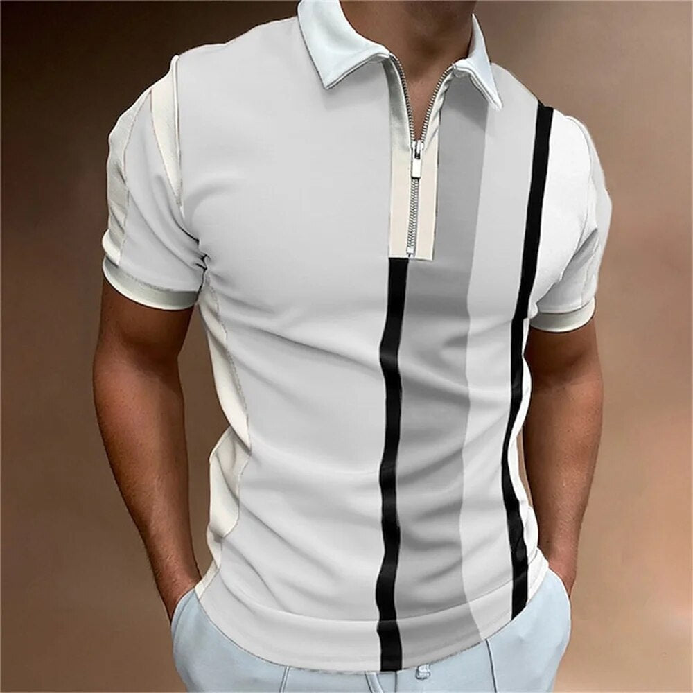 Alfie | Men's Classic Shirt | Zip Neck • Eltrendio